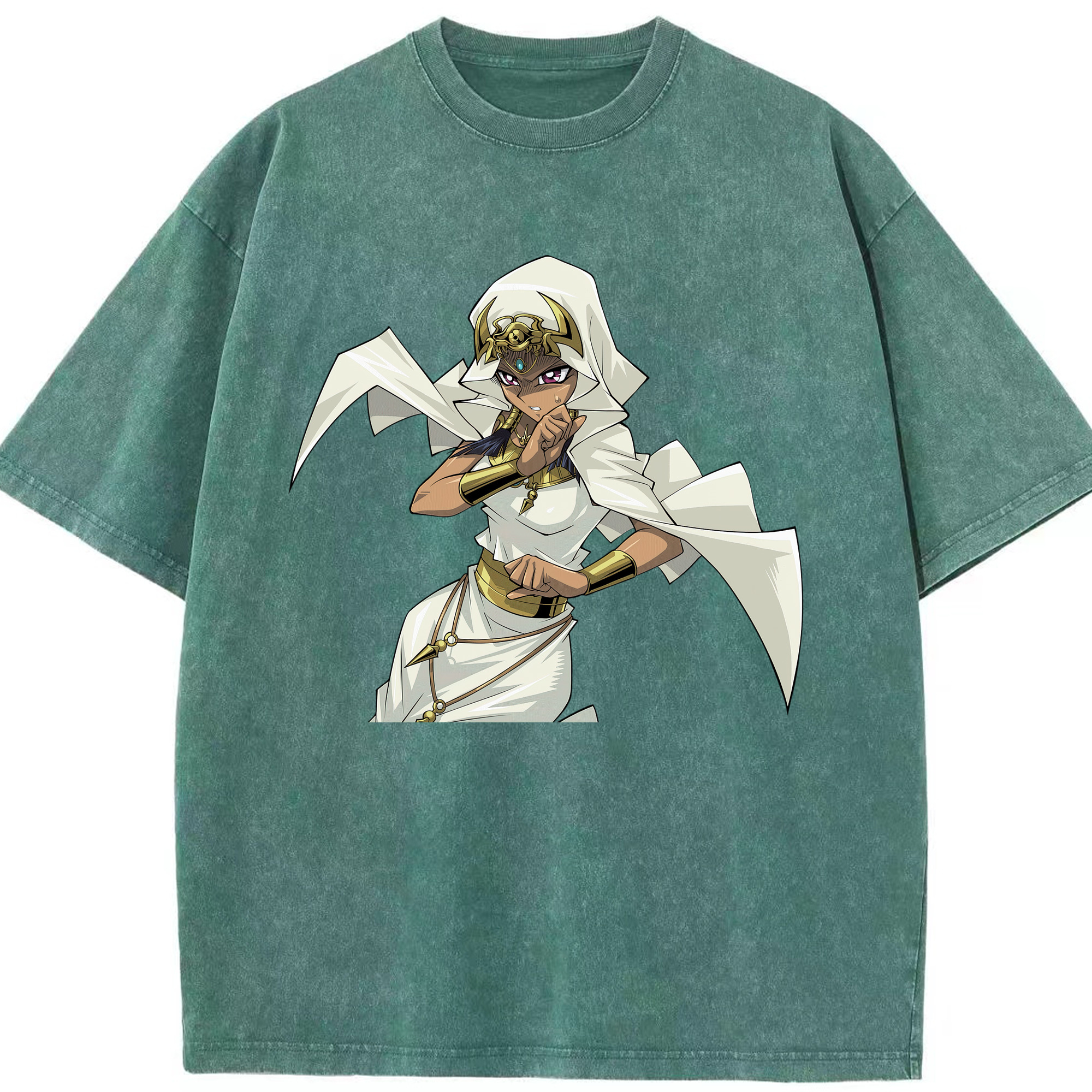 （画像用） 遊☆戯☆王 Yu-Gi-Oh! 綿100% ヴィンテージ風 半袖Tシャツ（フロントプリント）